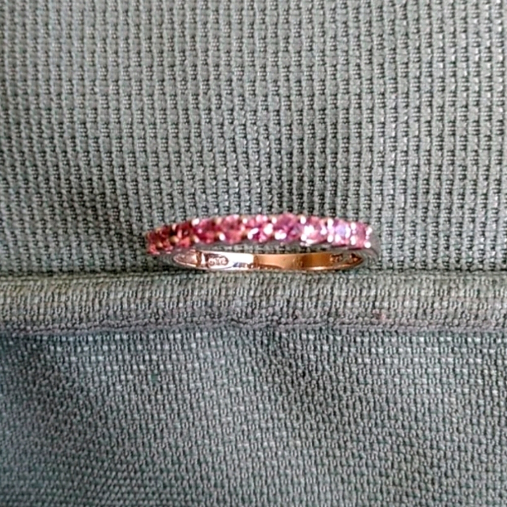 MADAGASCAR PINK SAPPHIRE RING - Picture 3 of 8